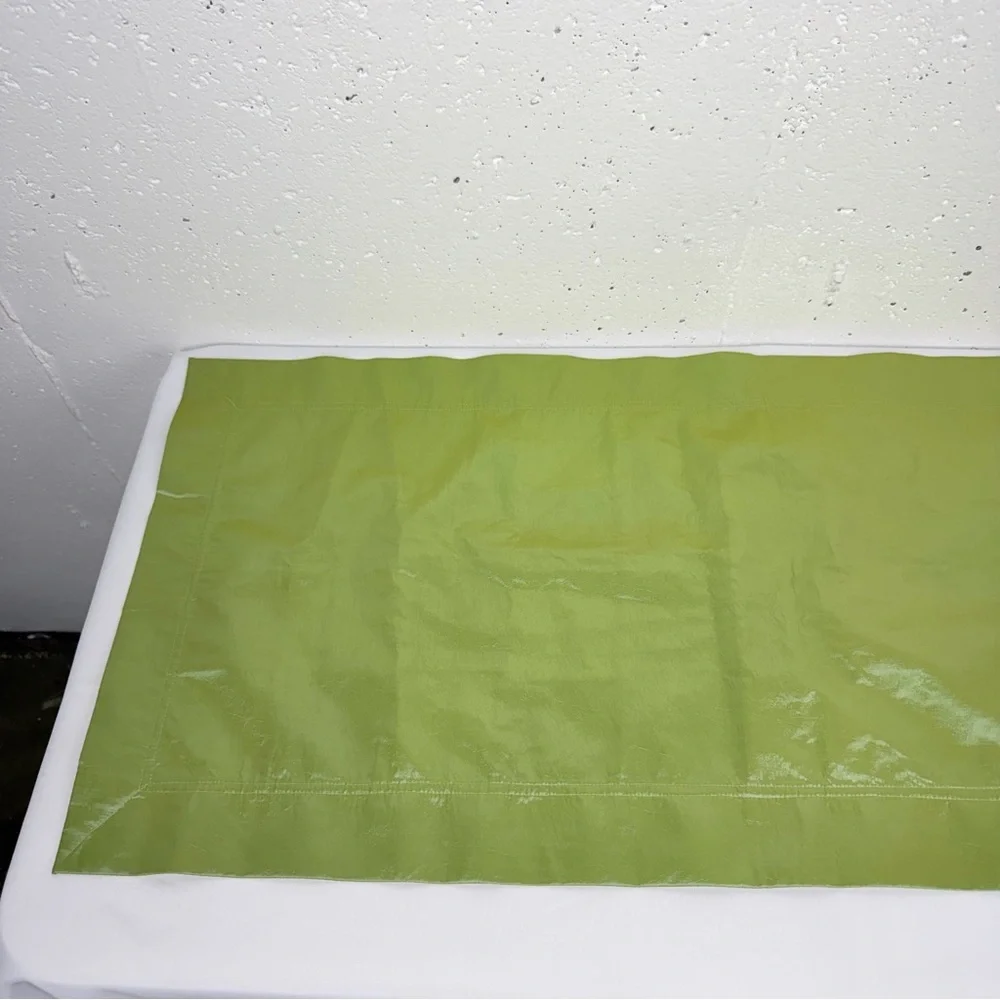 100% Silk Multi Colored Patchwork Chinese Table Cloth 16.7 x 75 Inches